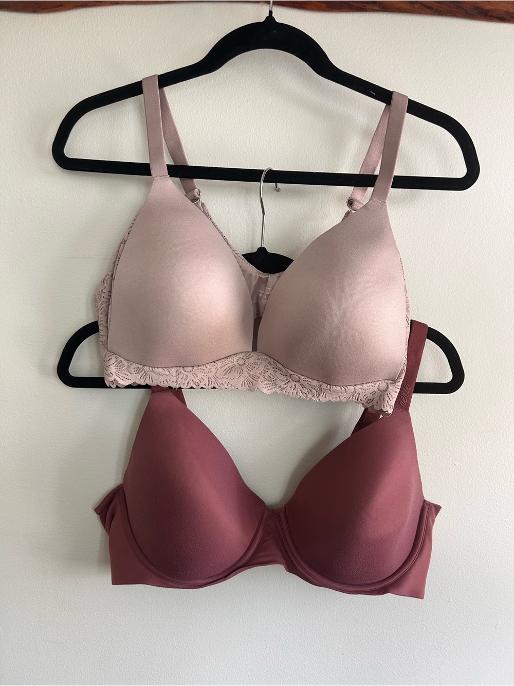 Aerie Bralette and Bra Bundle - Blush & Rose